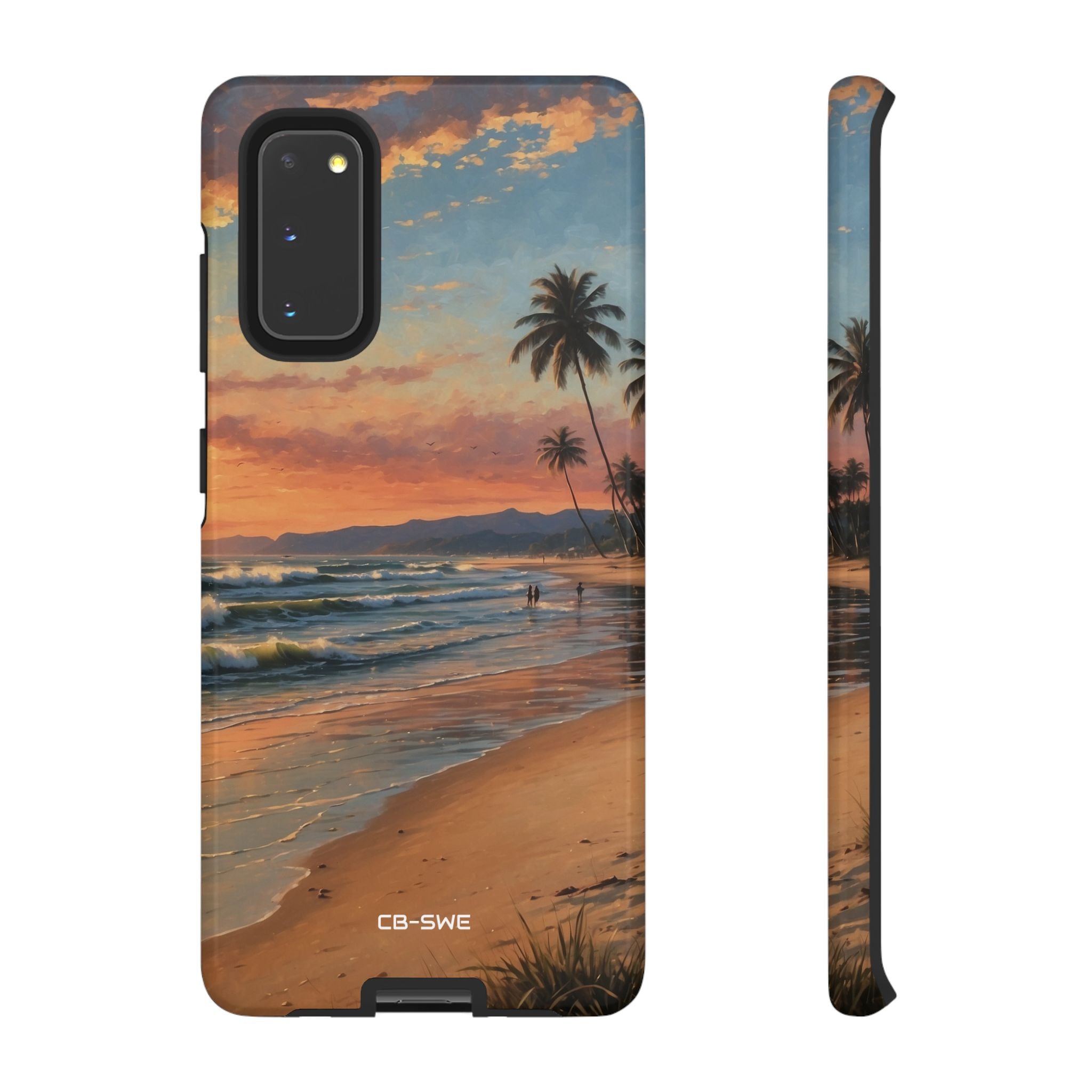 Golden Waves Embrace - Samsung Case