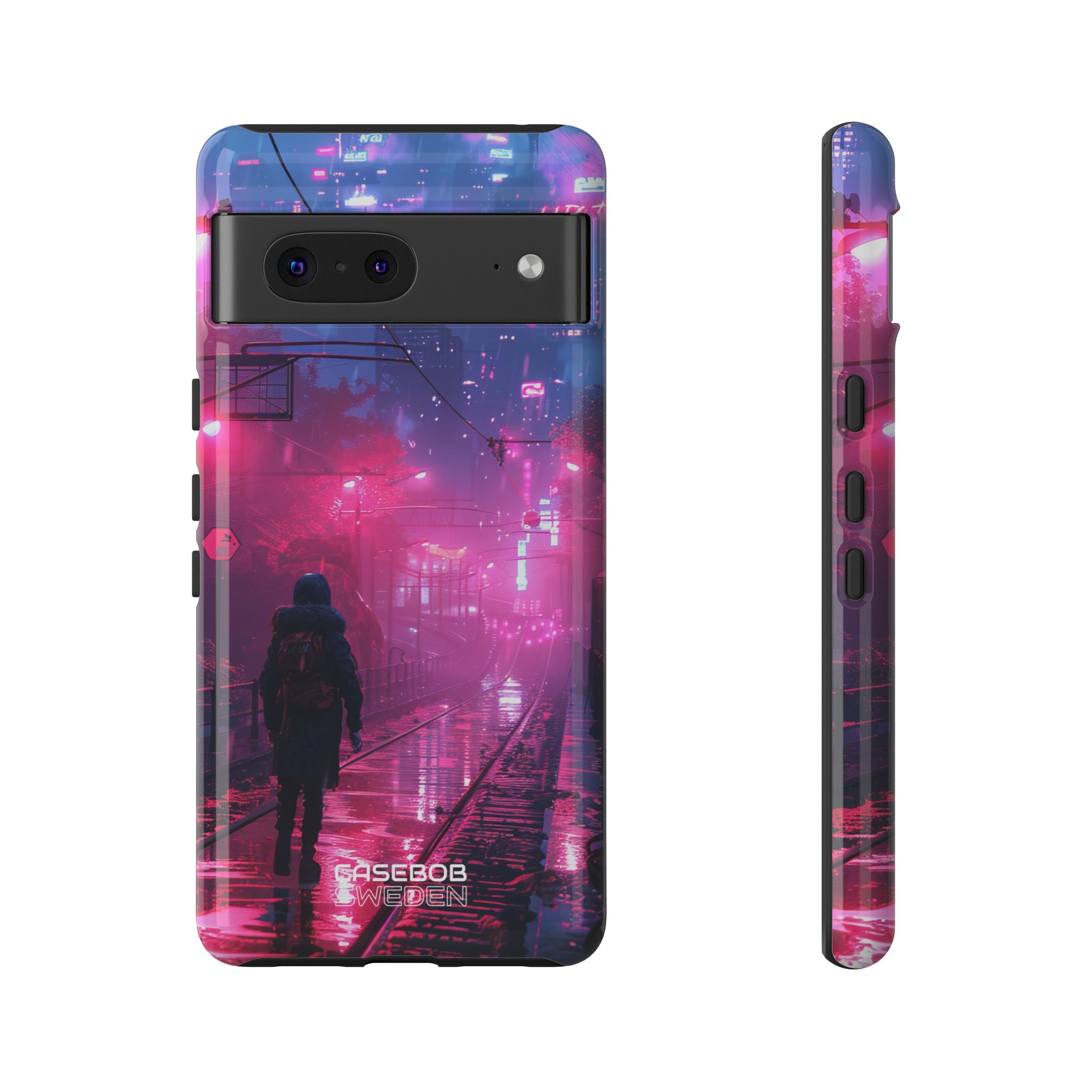 Neon Shadow City Google Pixel 7 - Tough