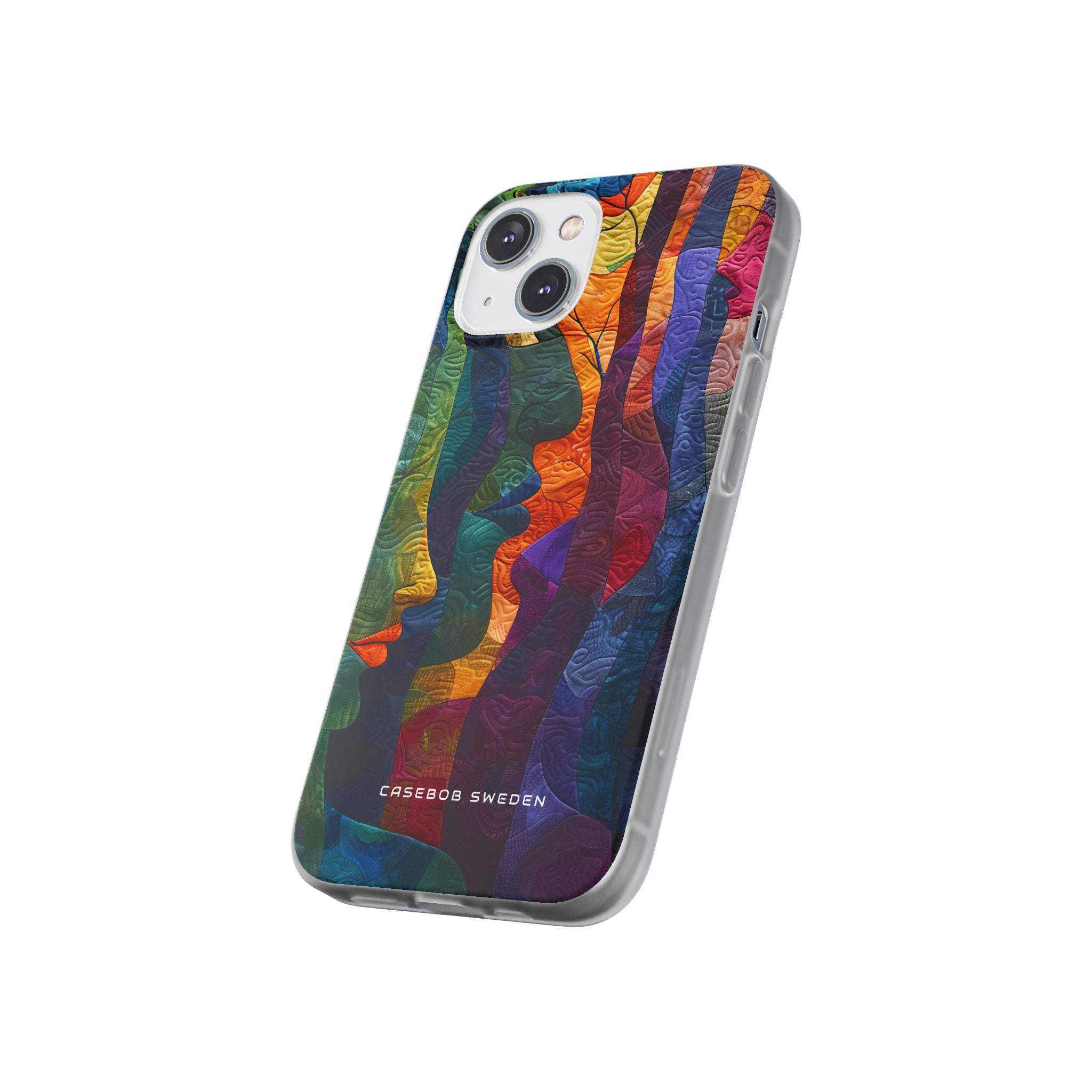 Harmonized Faces and Nature Fusion iPhone 14 - Flexi Phone Case