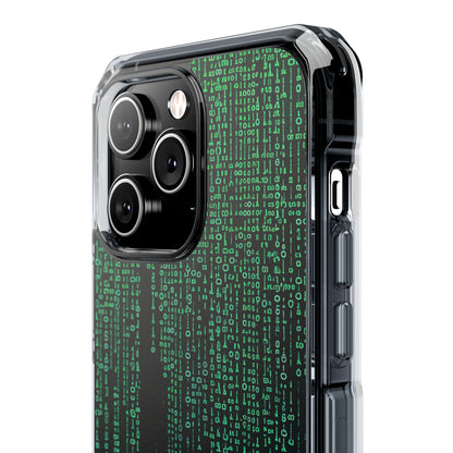 Neon Data Stream iPhone 14 - Impact Clear+