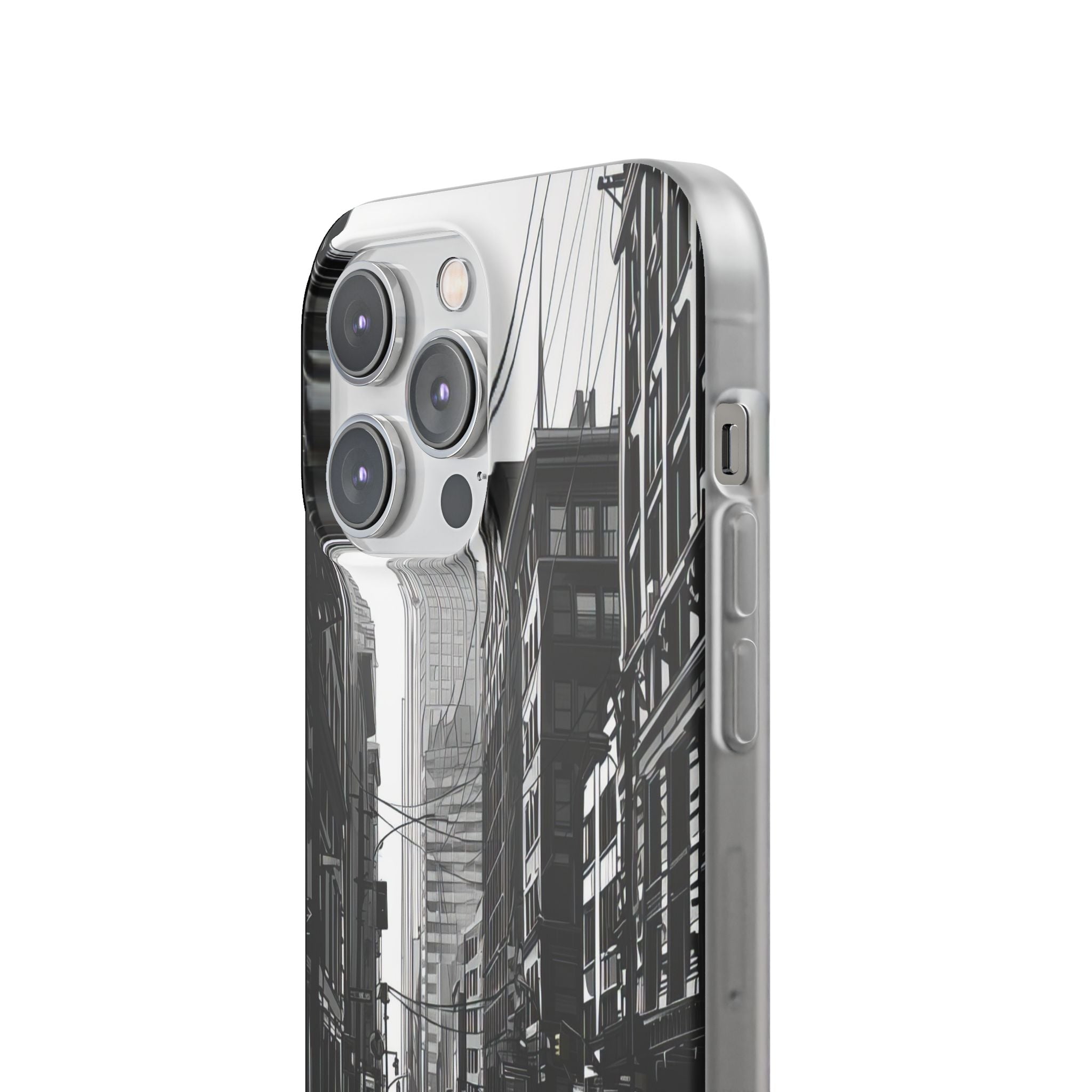 Noir Urban Serenity | Flexible Phone Case for iPhone