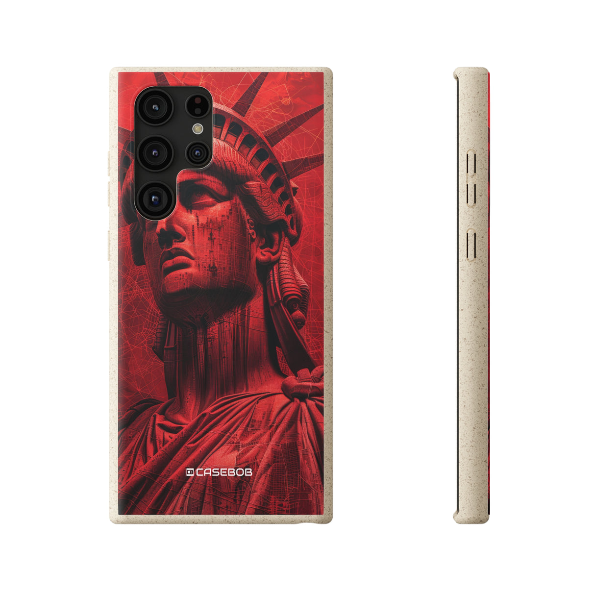 Red Liberty Revolution | Biodegradable Phone Case