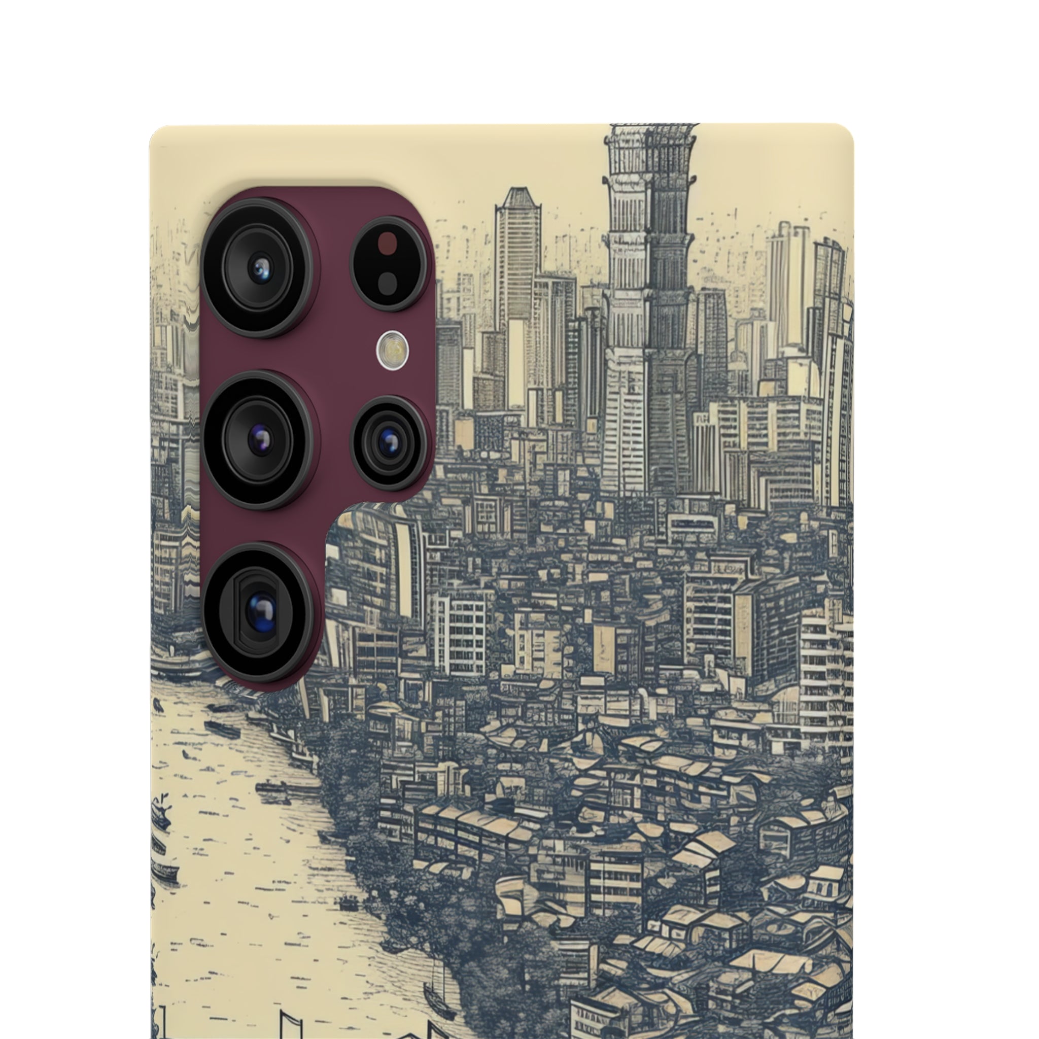 Nostalgic Metropolis | Slim Phone Case for Samsung