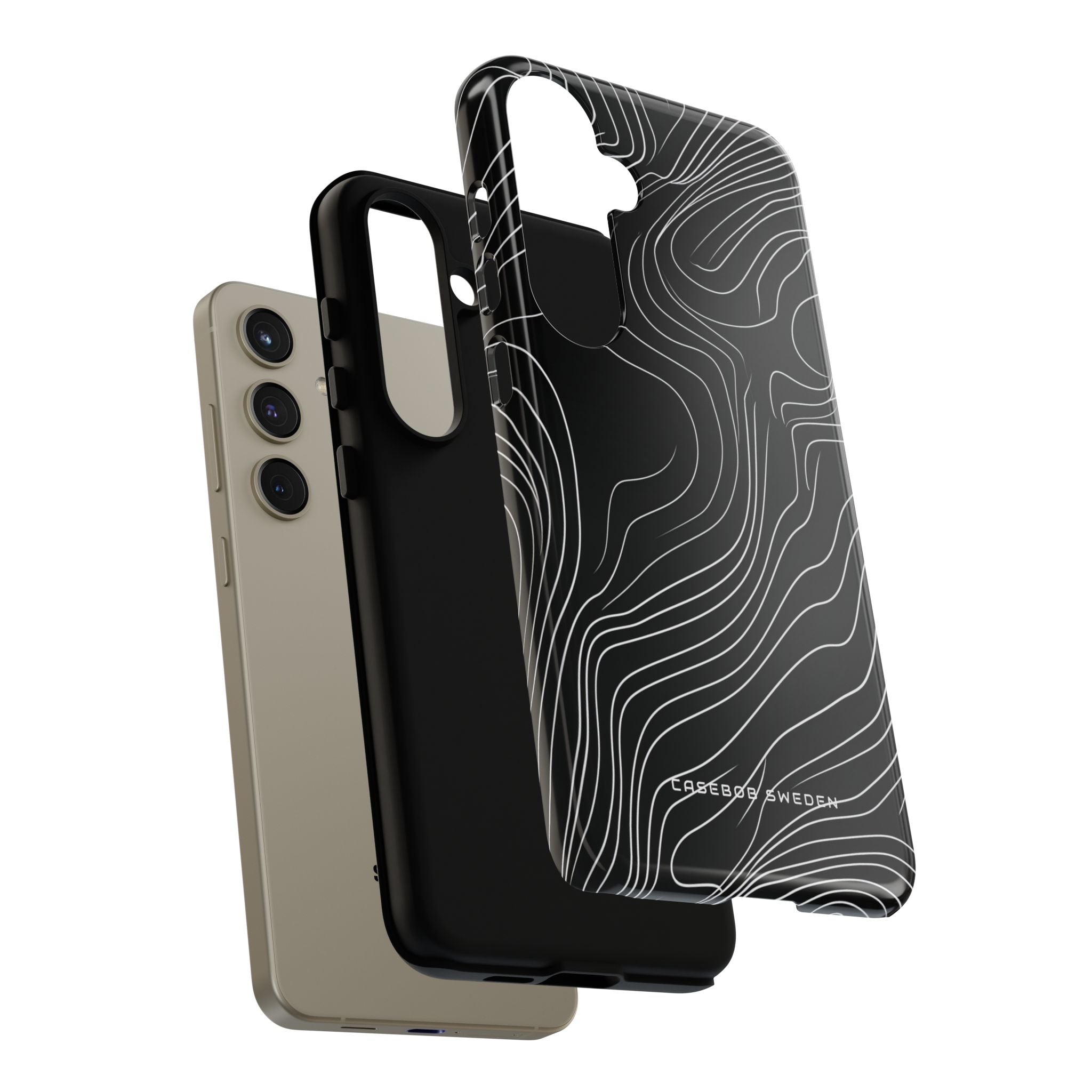 Contour Waveform Flow Samsung S24 - Tough Phone Case