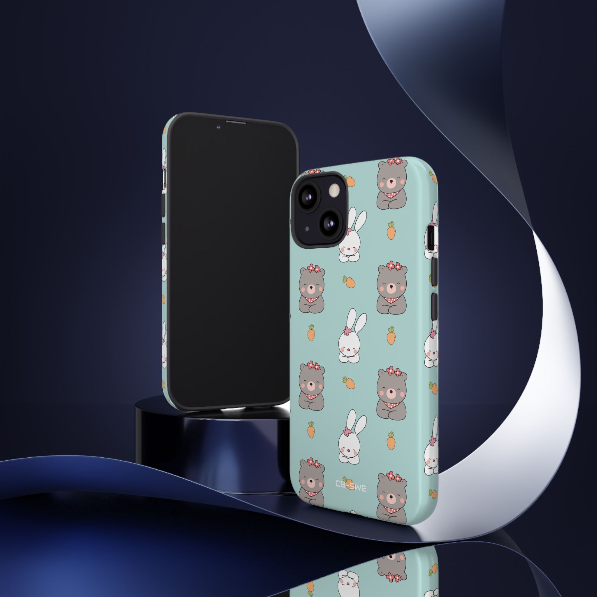 Bunnies Gather Carrots - iPhone Case