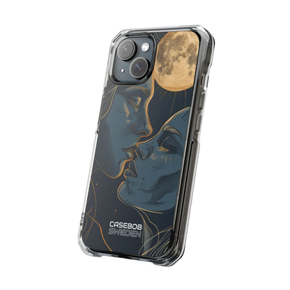Moonlit Lovers Whisper iPhone 15 - Impact Clear+