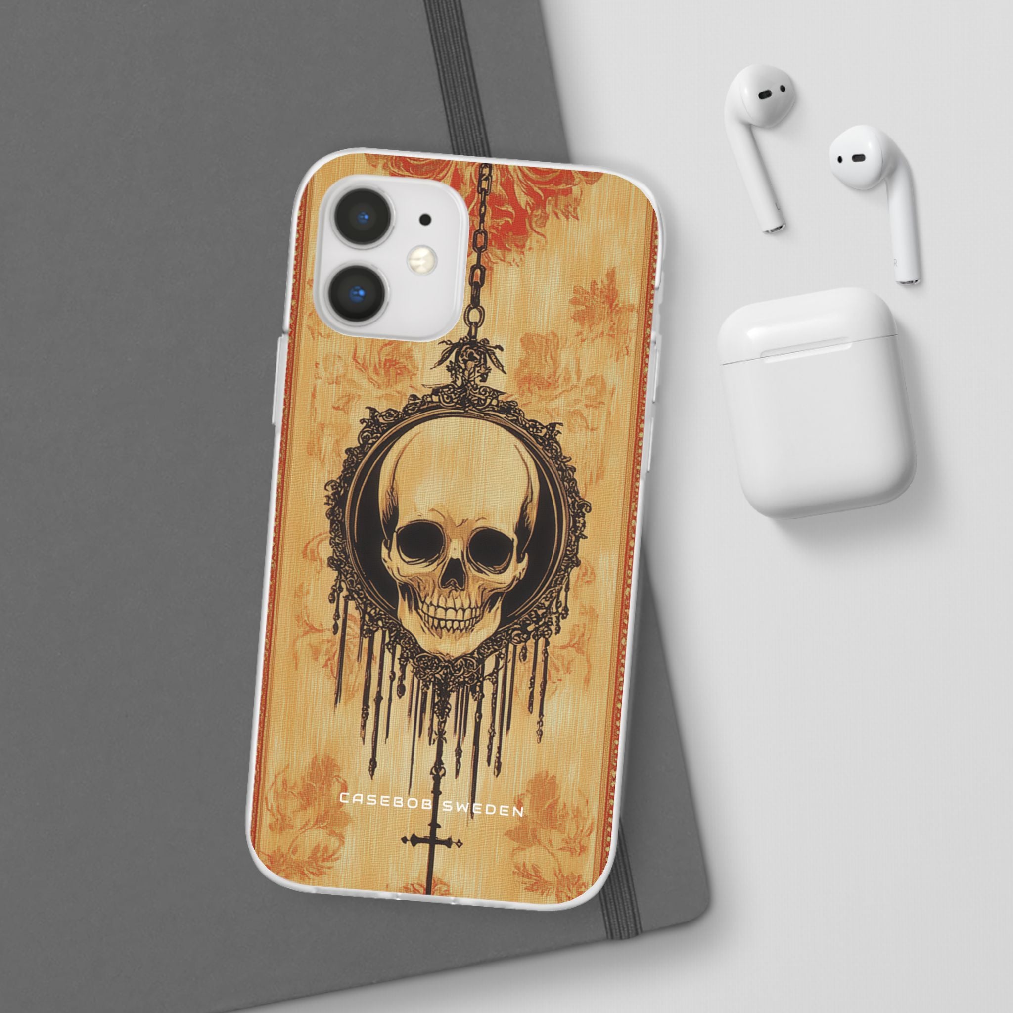 Gothic Skull Elegance iPhone 12 - Flexi Phone Case