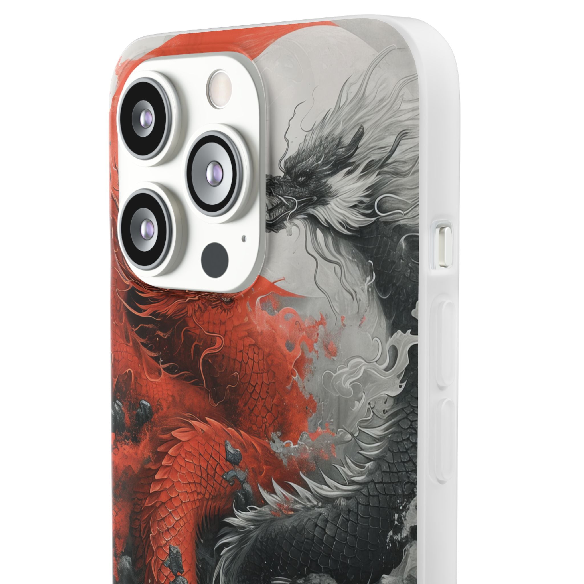 Twin Dragons Crimson iPhone 13 Pro - Soft