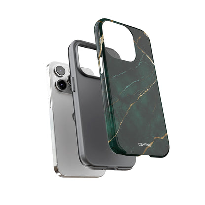 Emerald Veins Flow - iPhone Case
