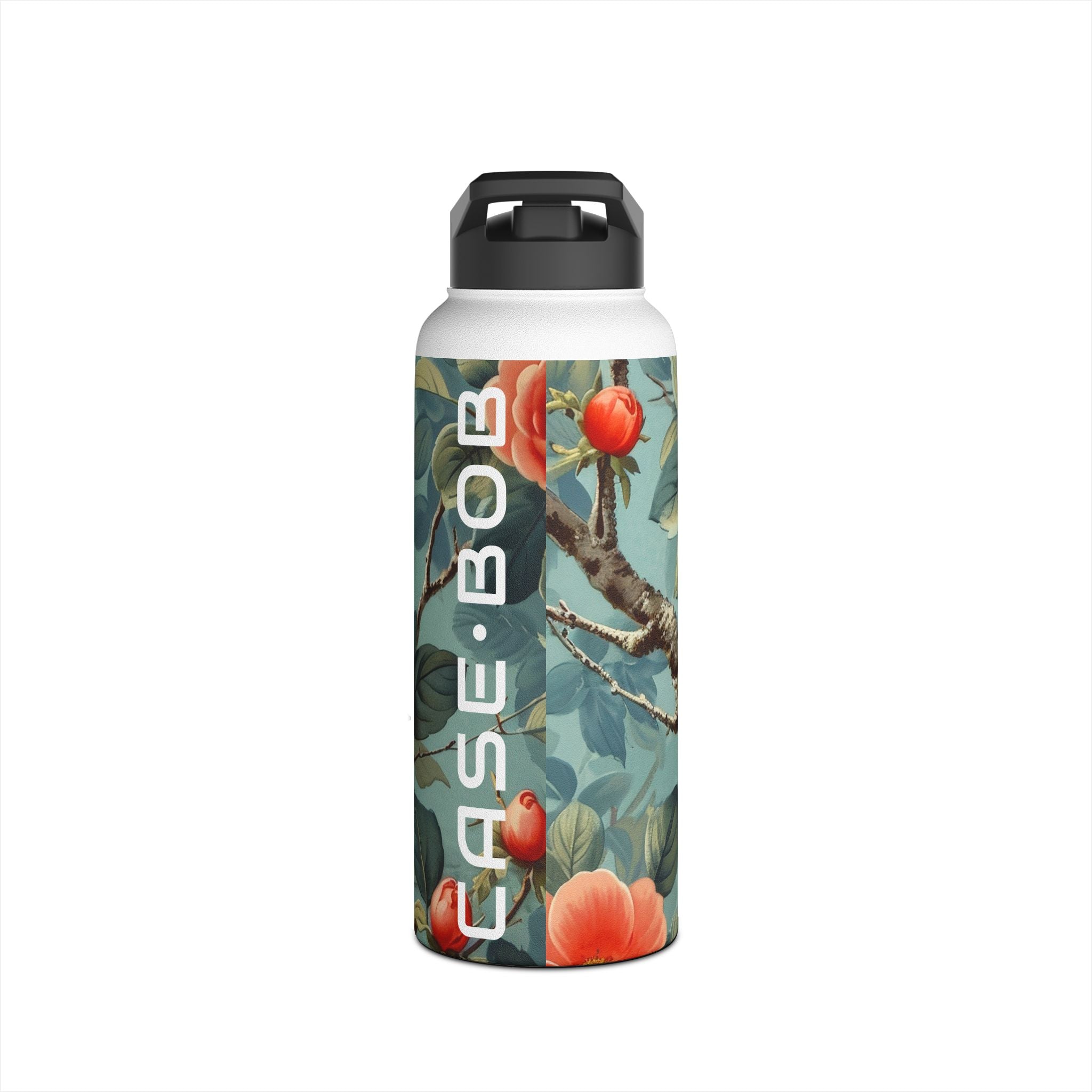 Pink Camellia - Stainless Steel Water Bottle