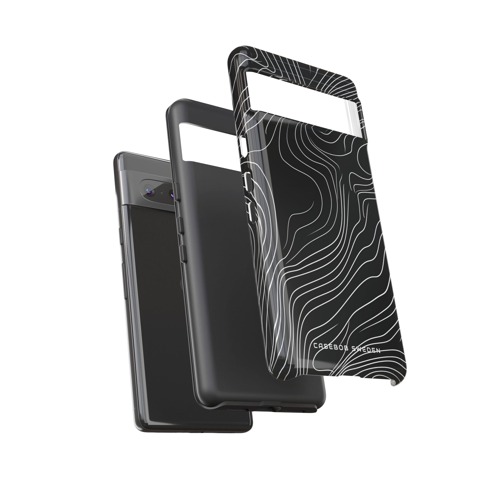 Contour Waveform Flow Google Pixel 7 - Tough Phone Case