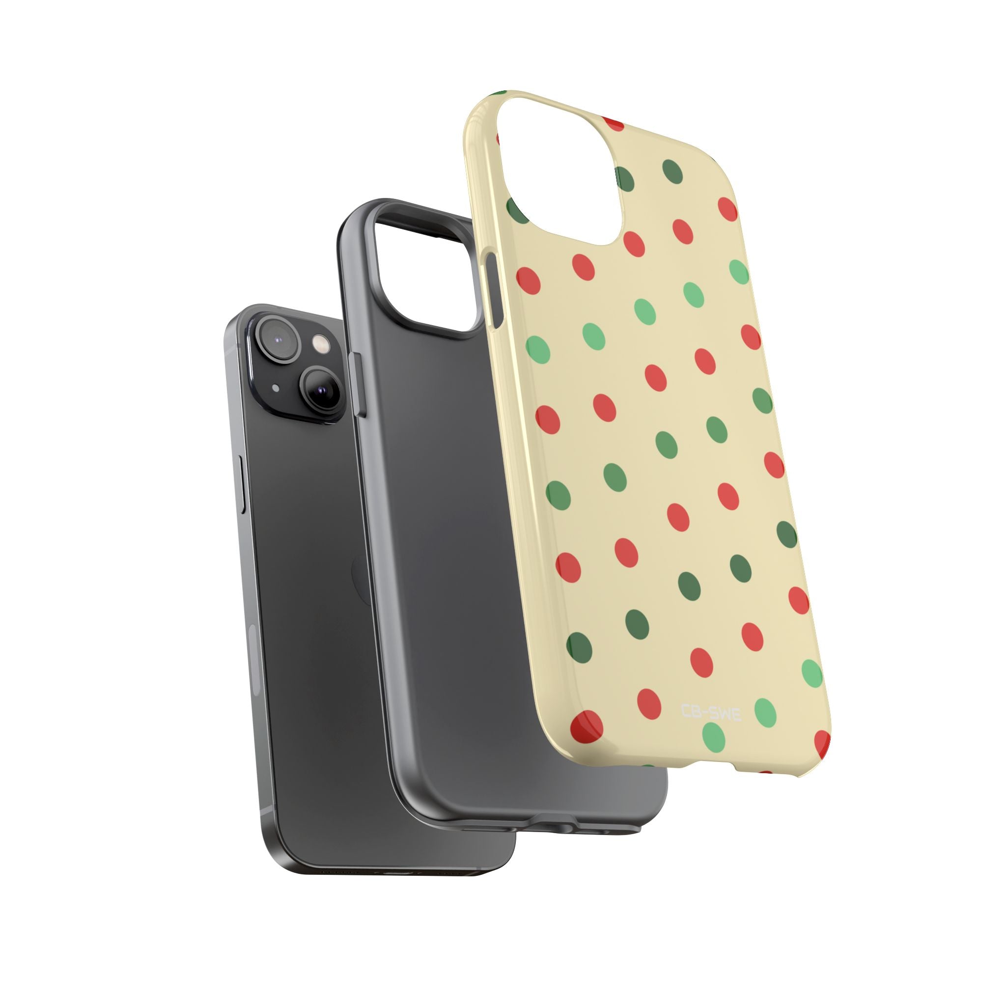 Colorful Dots Dance - iPhone Case