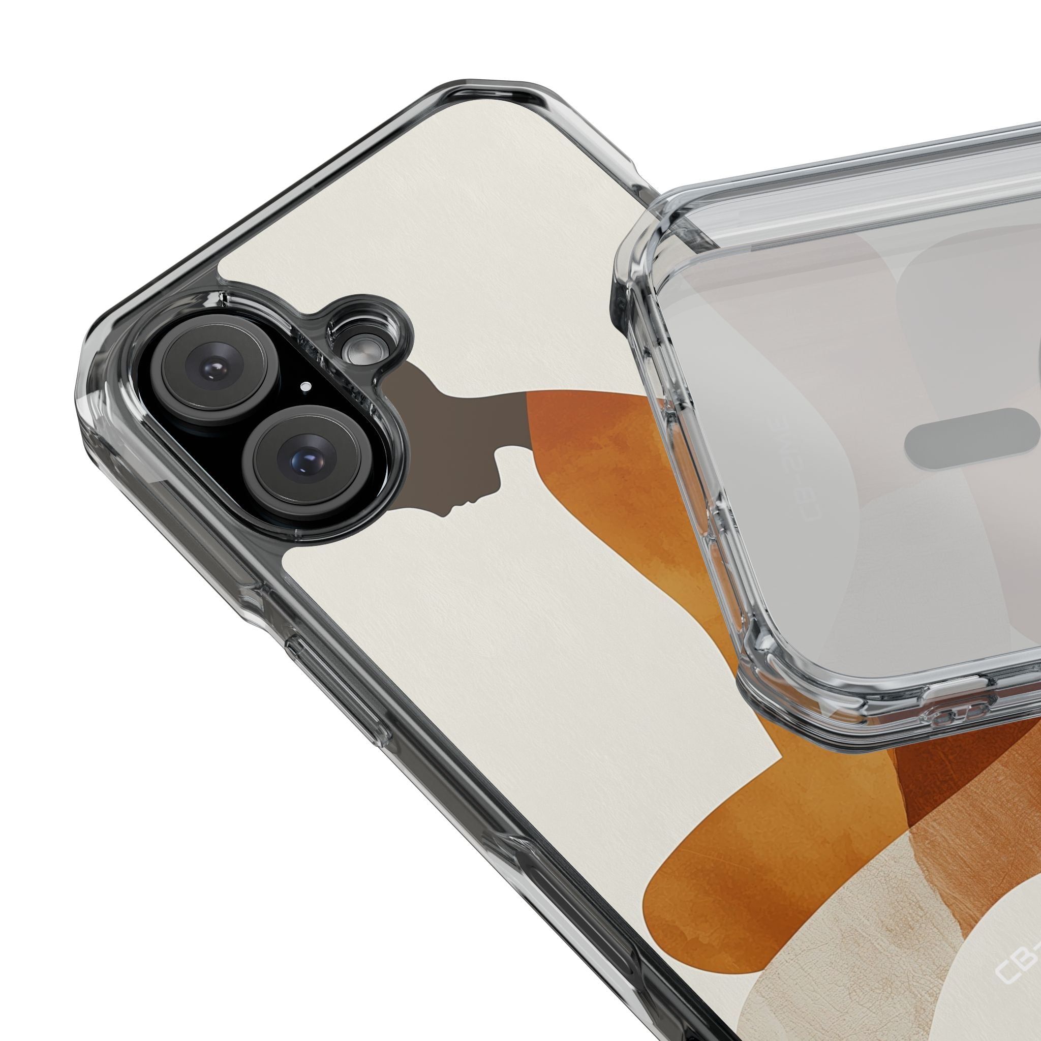 Silhouette Reflects Emotion iPhone Case - Impact