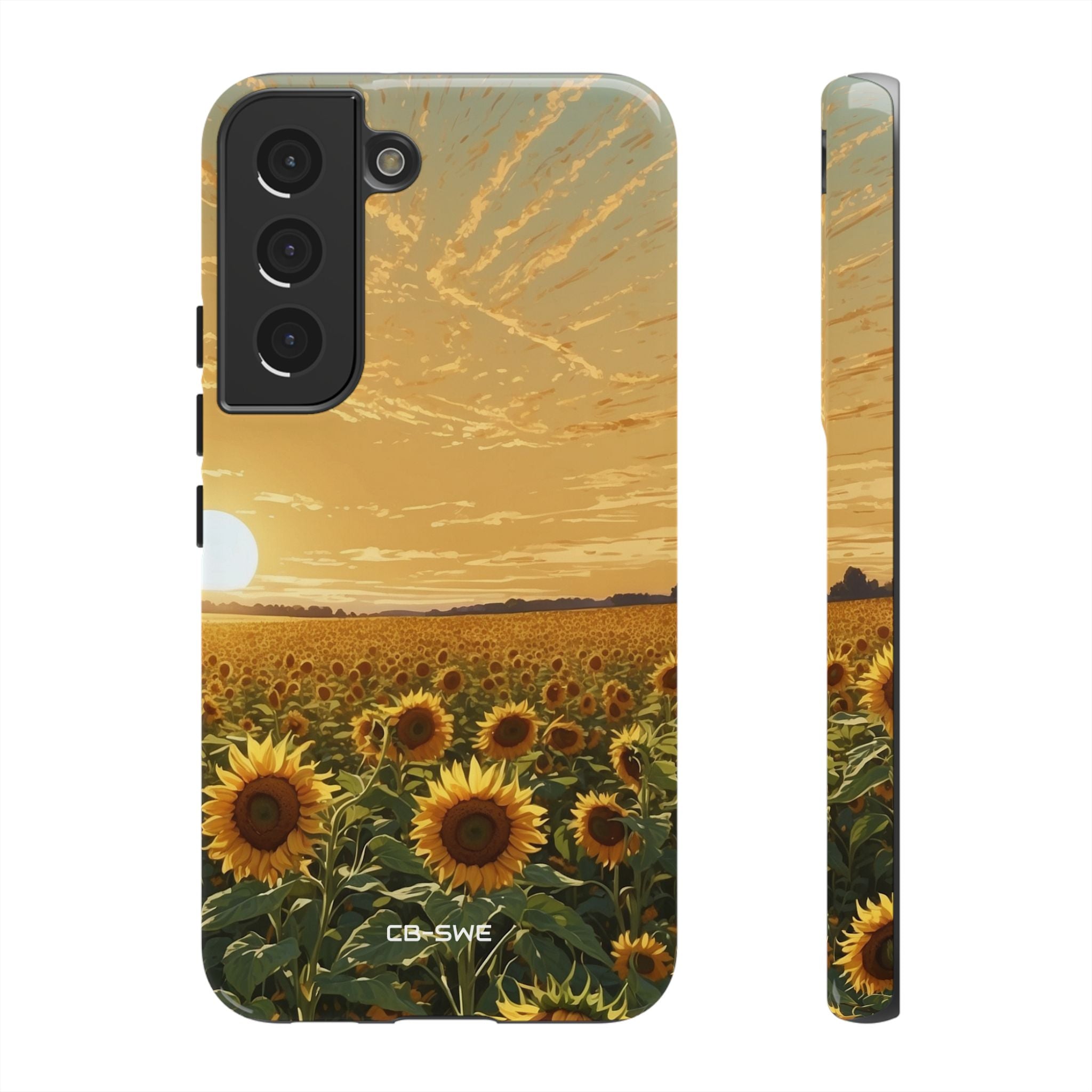 Sunflowers Embrace Sunset - Samsung Case