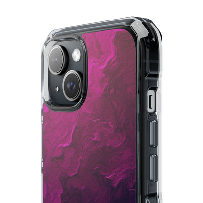 Marbled Swirl Purple iPhone 15 Case - Impact