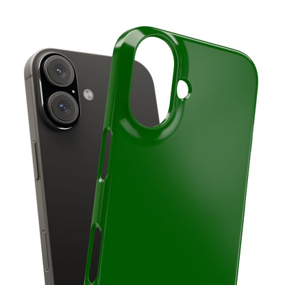 Dark Green iPhone 16 - Slim Phone Case