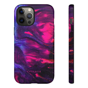 Deep Purple Ink Art - Protective Phone Case