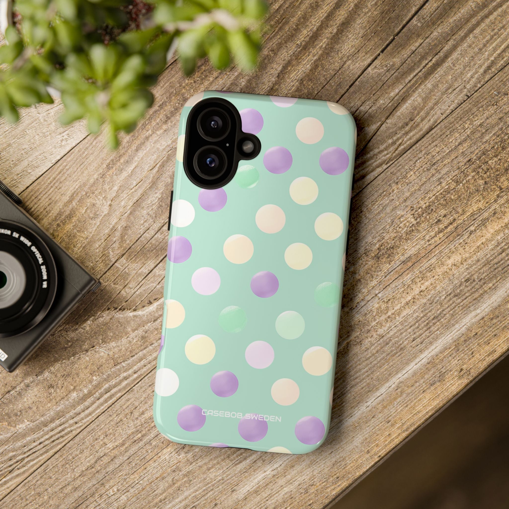 Pastel Polka Dots - Tough iPhone 16 Phone Case