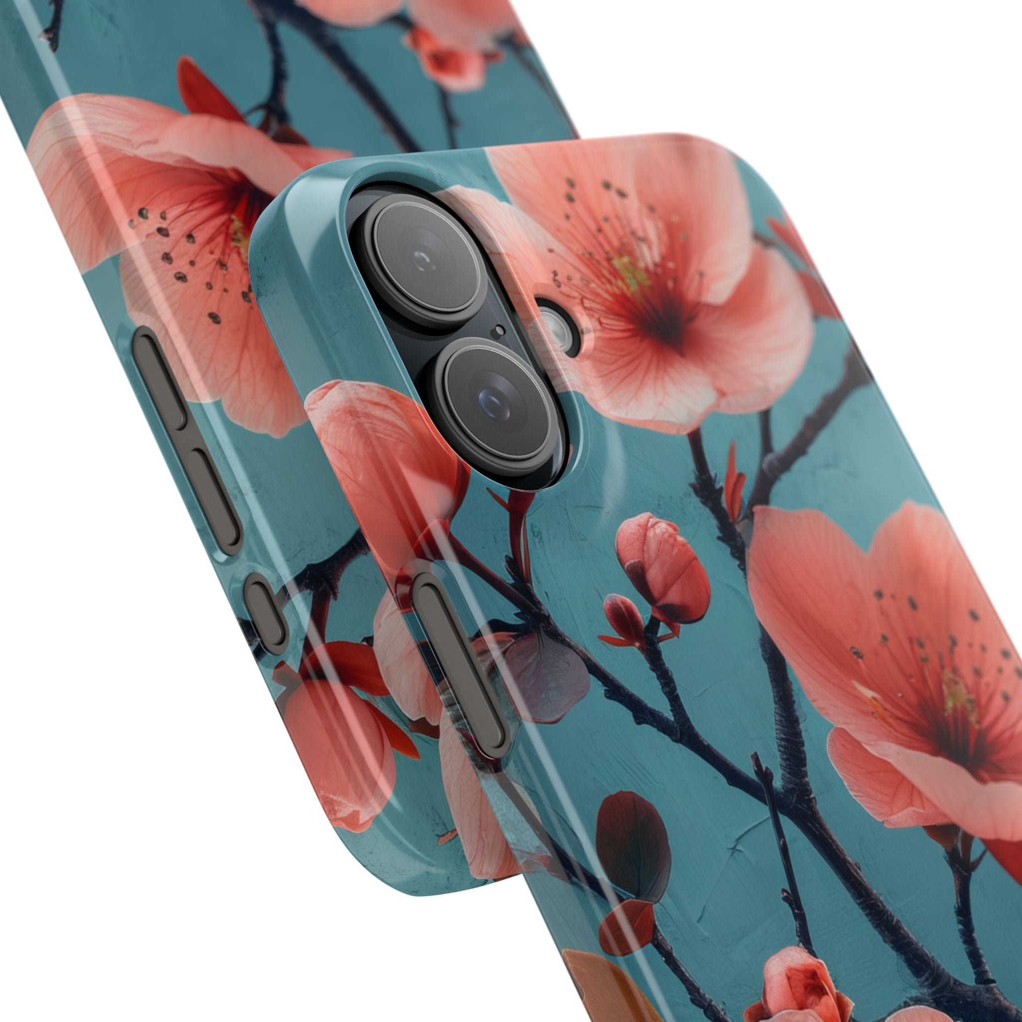 Floral Harmony Burst iPhone 16 - Slim Phone Case