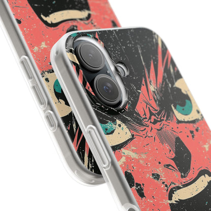 Screaming Face Pink iPhone 16 Case - Soft