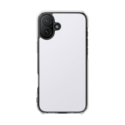 Pearl White - Clear Impact iPhone 16 Phone Case