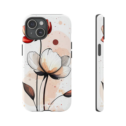 Vibrant Floral Elegance - iPhone Case