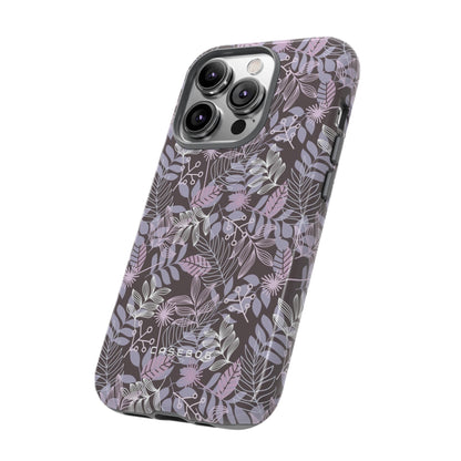 Dark Purple Leaf - Protective Phone Case