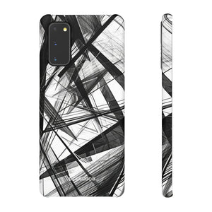 Monochrome Chaos | Slim Phone Case for Samsung