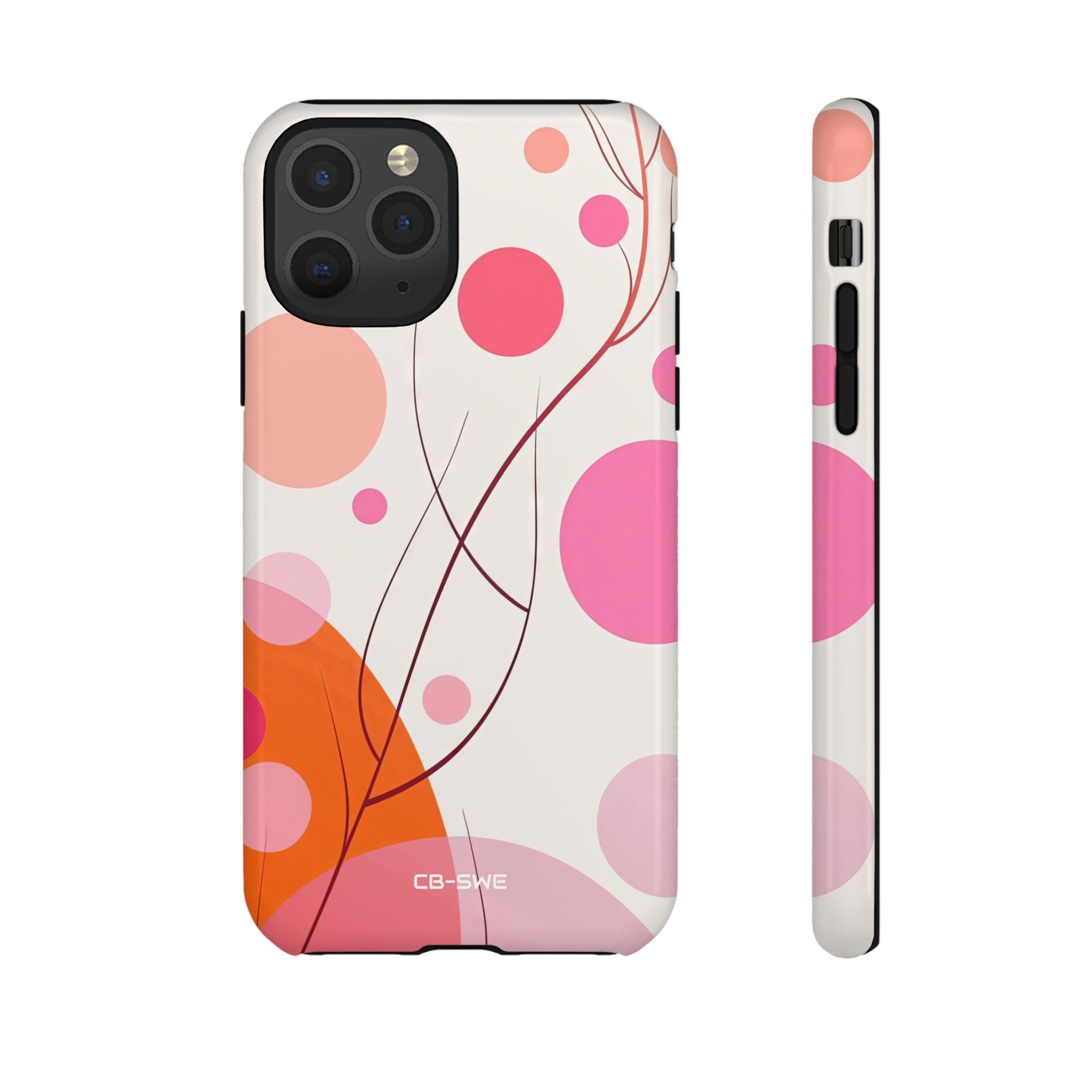 Circles Embrace Lines - iPhone Case