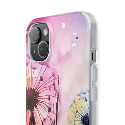 Dandelion Glow iPhone 15 Plus Case - Soft