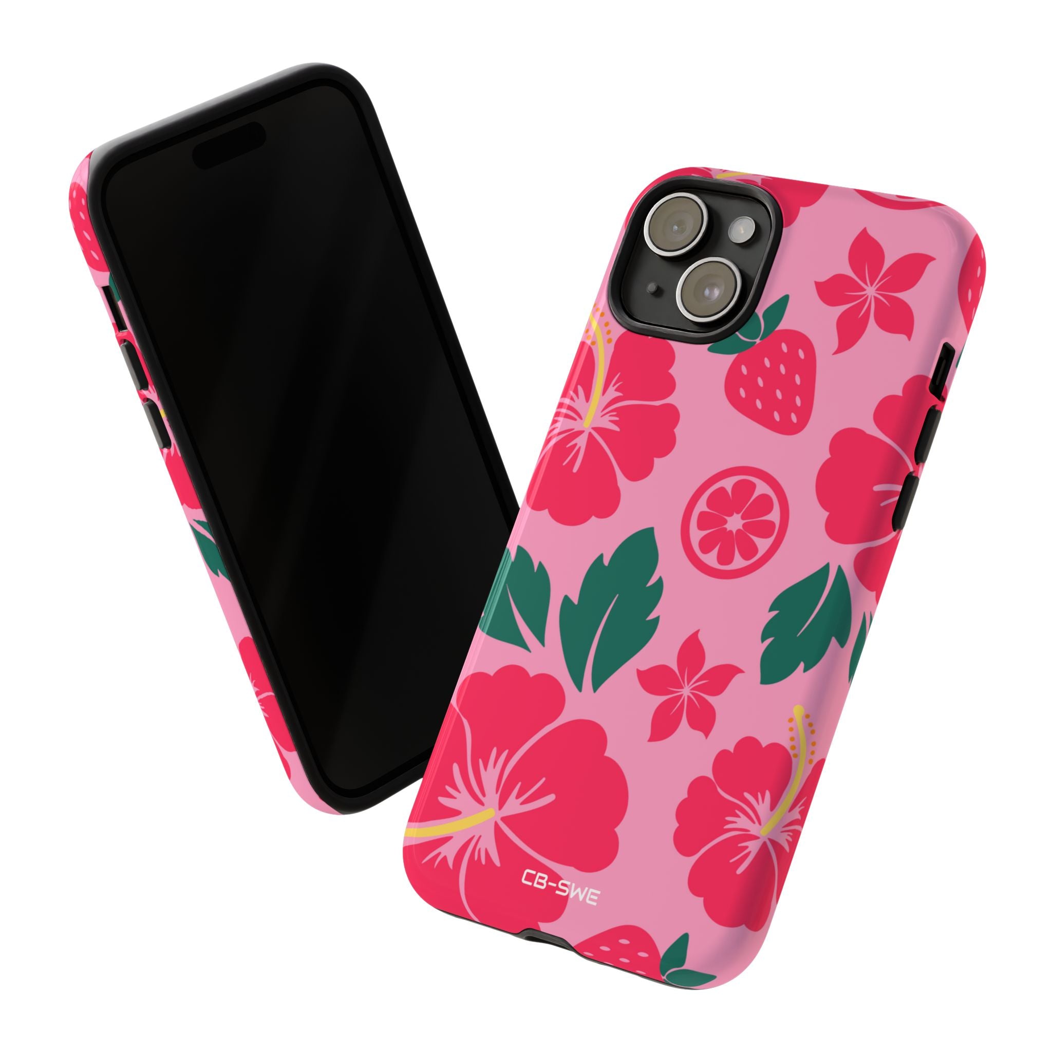 Tropical Hibiscus Harmony - iPhone Case