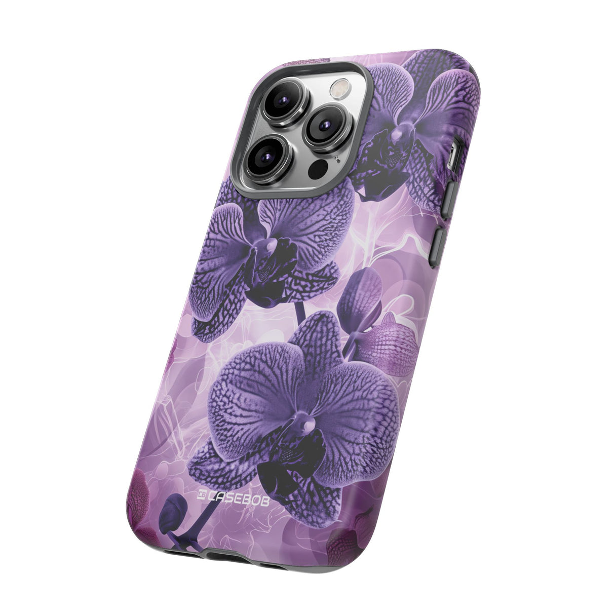 Strahlendes Orchideen-Design | Handyhülle für iPhone (Schutzhülle) 