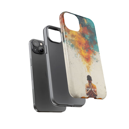 Meditative Glow iPhone 14 Plus Case - Tough