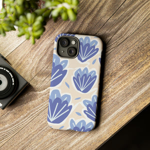 Light Blue Happy Flower - Protective Phone Case