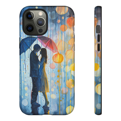 Rainy Day Love Umbrellas - Protective Phone Case