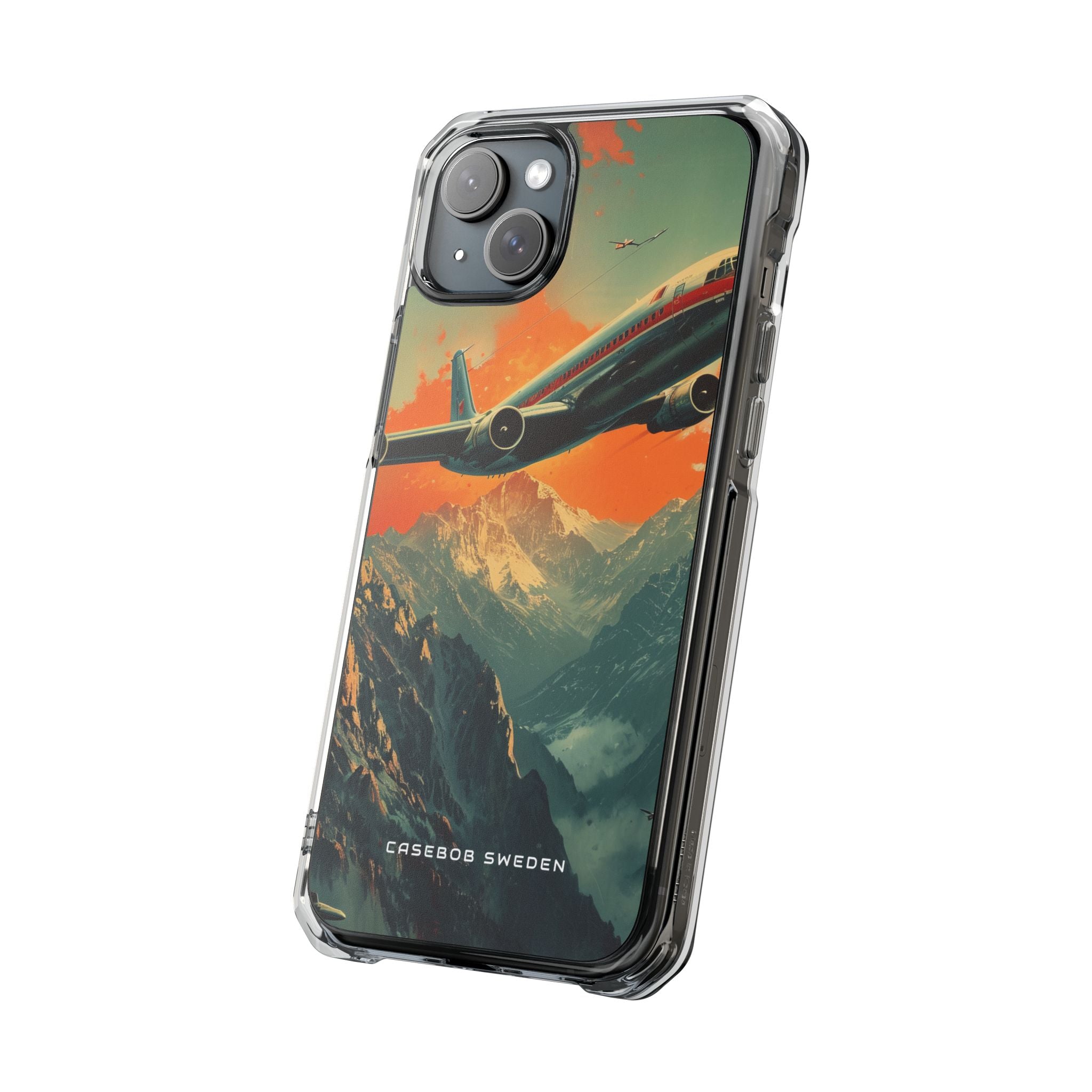 Vintage Skyward Adventure iPhone 15 - Clear Impact Phone Case