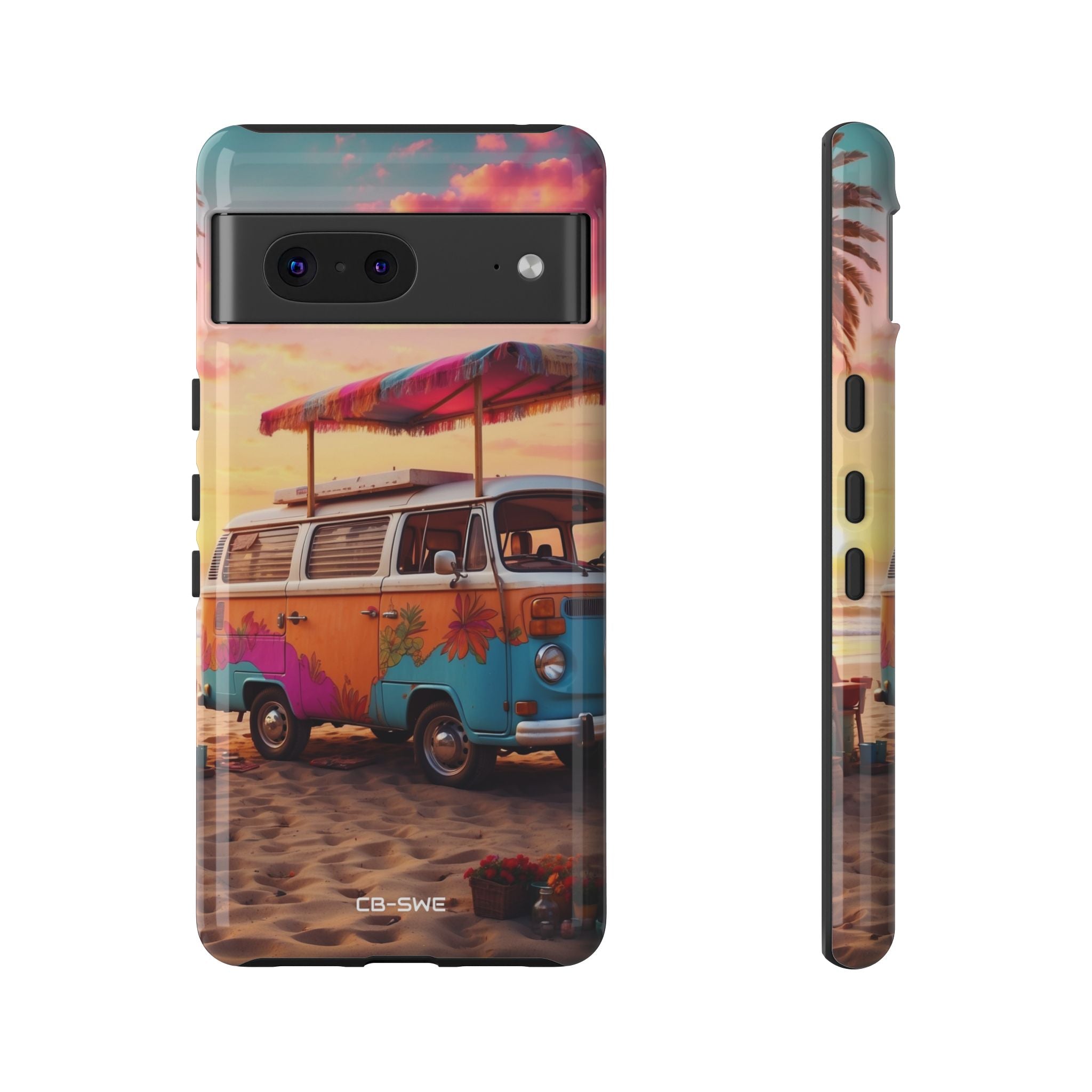 **Van Rests at Shore** - Google Pixel Case