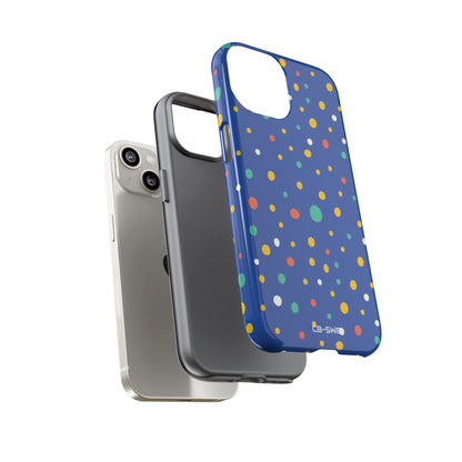 Colorful Dots Dance - iPhone Case