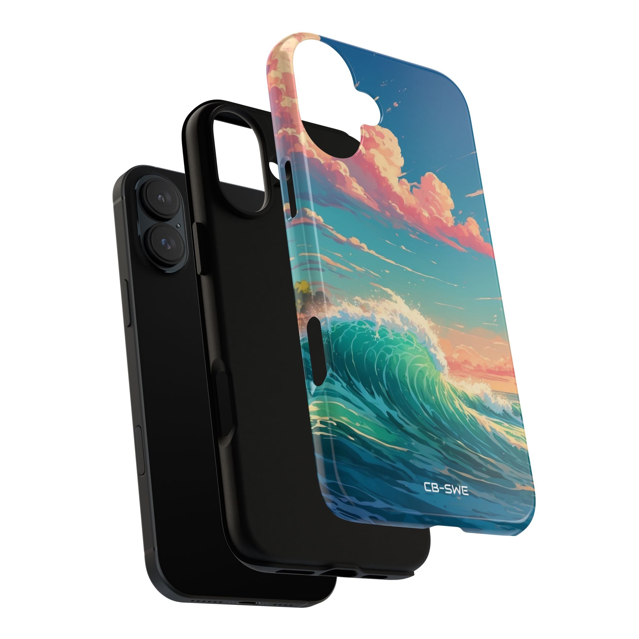 Waves Embrace Sunlight - iPhone Case