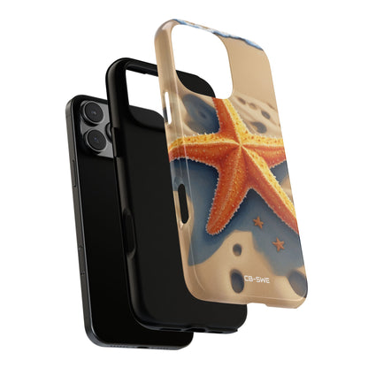 Starfish Rests On Sand - iPhone Case