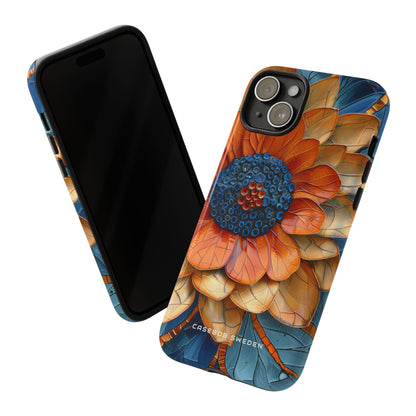 Mosaic Blossom Harmony iPhone 15 - Tough Phone Case