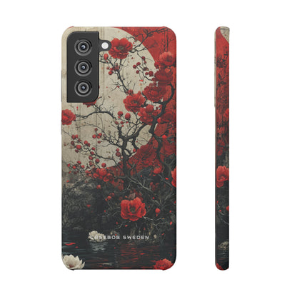 Zen Blossoms in Moonlight Samsung S21 - Slim Phone Case