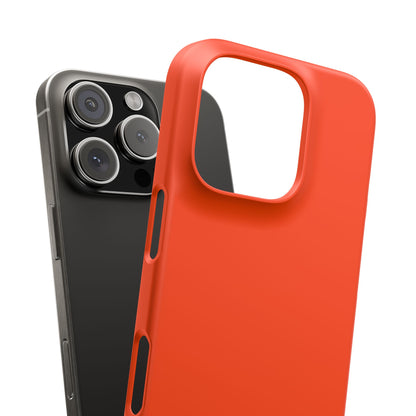 Orange Red iPhone 16 - Slim Phone Case