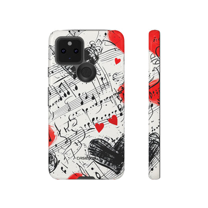 Melodic Love Notes - Protective Pixel Case - Protective Phone Case