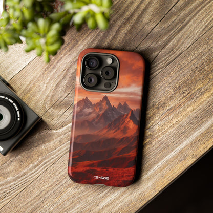 Mountain Peaks Glowing - iPhone Case