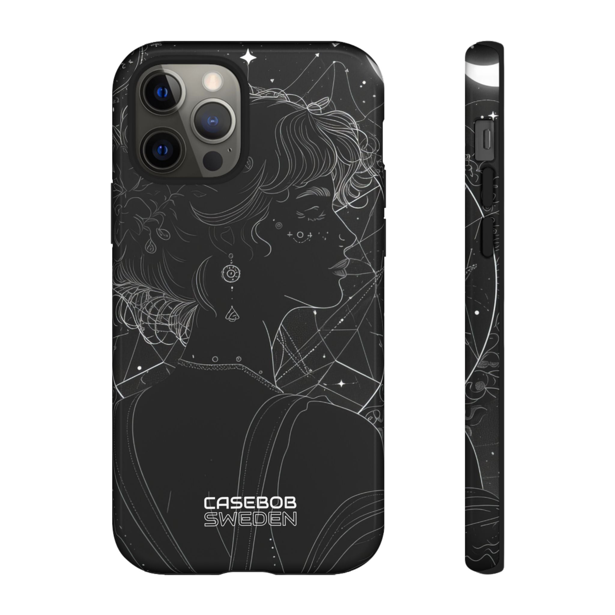 Celestial Bloom Silhouette iPhone 12 - Tough