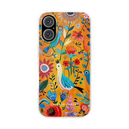 Whimsical Vintage Nature Harmony iPhone 16 - Flexi Phone Case