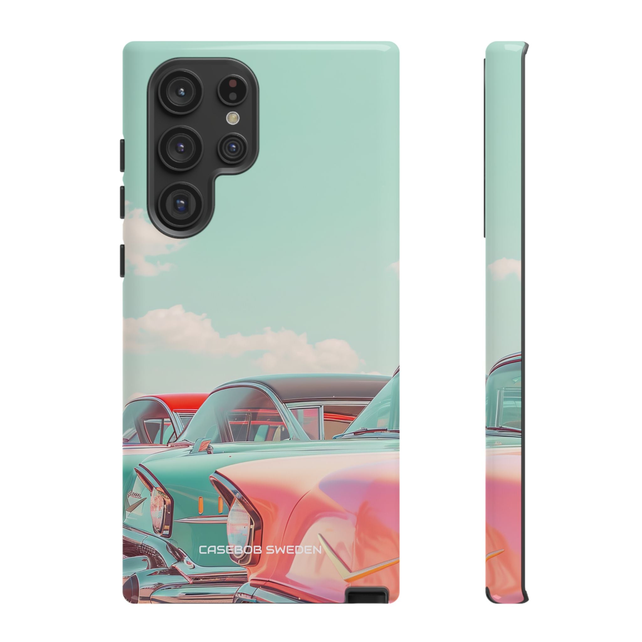 Vintage Turquoise Cars - Tough Samsung S22 Phone Case