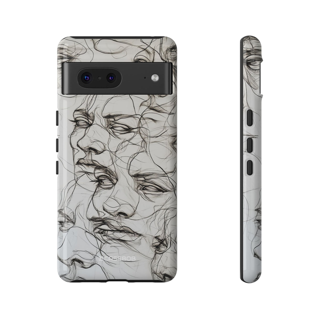 Ethereal Faces | Protective Phone Case for Google Pixel