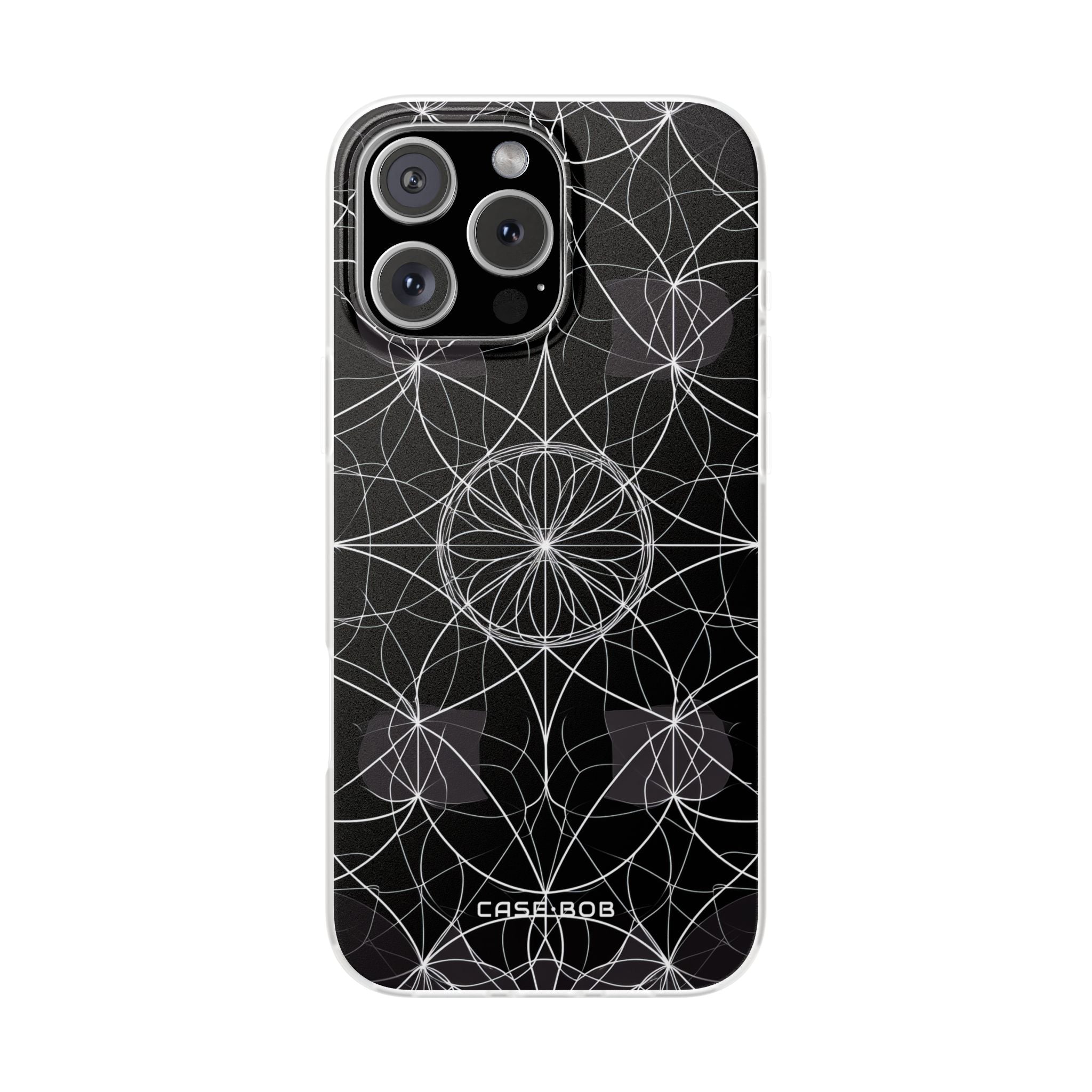 Radiant Petal Orbit iPhone 16 Pro Max Case - Soft